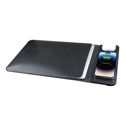 EccoTech 15W Wireless Şarj + Laptop Kılıfı + Mousepad