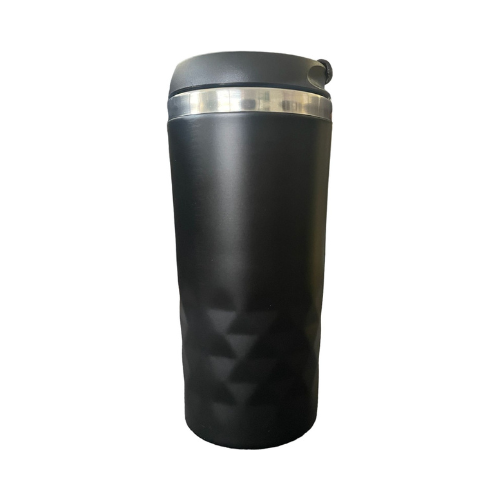 EccoTech 300 Ml %100 Paslanmaz Siyah Renk Termos